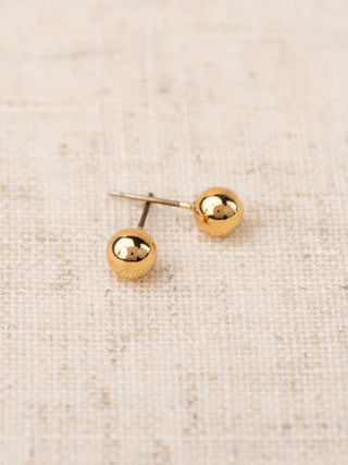 GRENADA SHINY GOLD SMALL EARRINGS