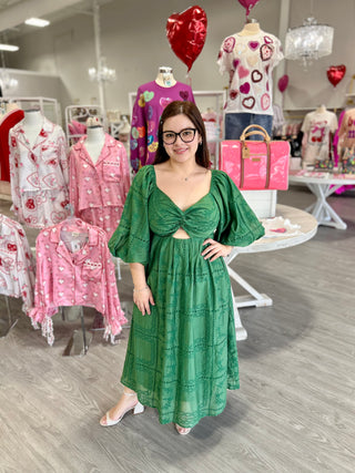 MARA GREEN DRESS