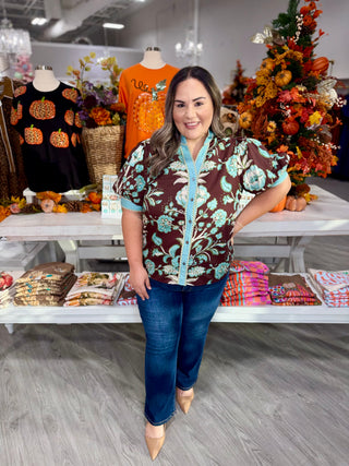 ZELMA FLORAL TOP
