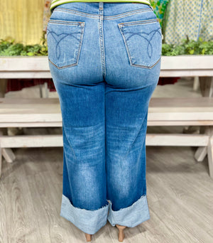 CIERRA HW RETRO WIDE LEG W/CUFF