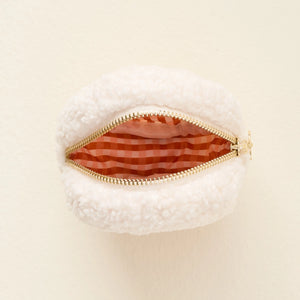 Teddy Pouch-Circle-Pumpkin