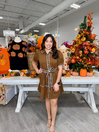 JASMINE BROWN DRESS