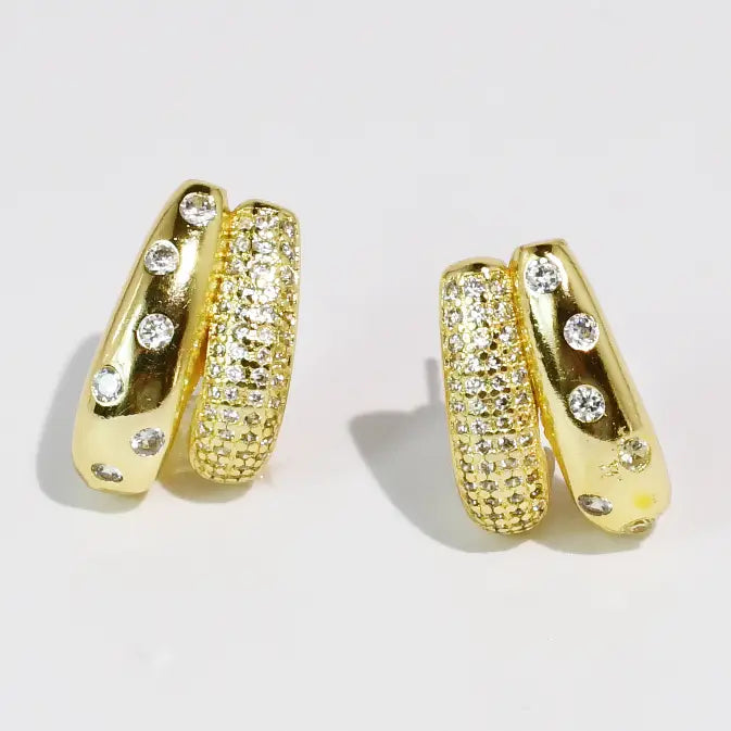 Twinkle Touch Earrings Gold