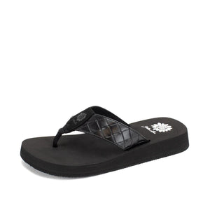 BLACK FLOPHOP FLIP FLOP YELLOWBOX