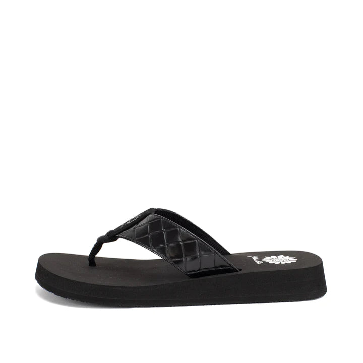 BLACK FLOPHOP FLIP FLOP YELLOWBOX