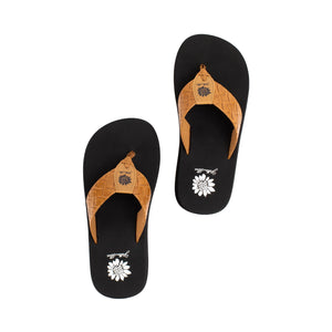 TAN FLOPHOP FLIP FLOP YELLOWBOX