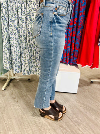 LES MIDRISE JUDY BLUE KICK FLARE