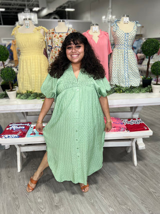 KINSLEY SAGE DRESS