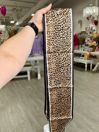 BLACK CHEETAH TWILLY SCARF