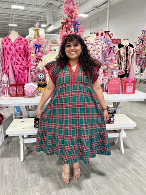 ALYSON PLAID DRESS