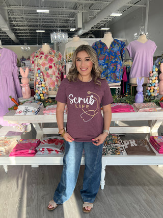 SATURDAY STEAL SCRUB LIFE TEE