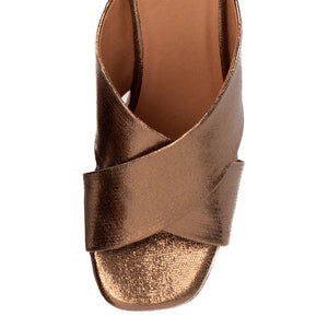 ORINDA BRONZE PLATFORM HEEL YELLOWBOX