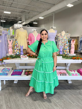 GINA GREEN DRESS