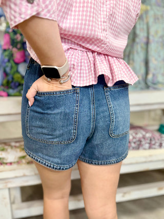 LARI HW JUDY BLUE SHORTS