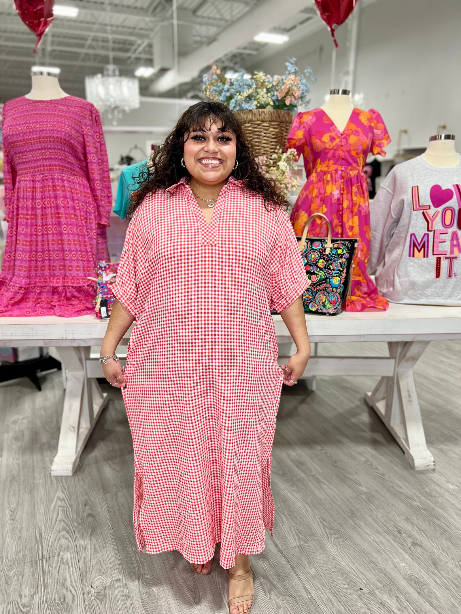 MADISON GINGHAM DRESS