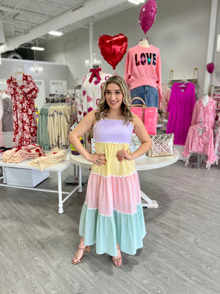 ANNIE STRIPE DRESS