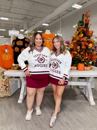 Texas A&M Heritage V-Neck Pullover