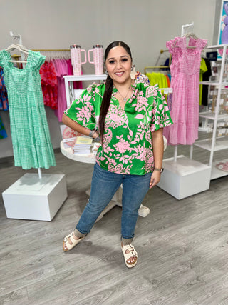 MEL FLORAL TOP