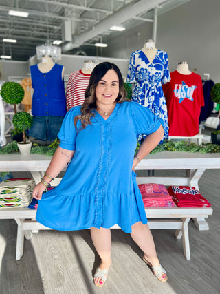 MADDISON BLUE DRESS