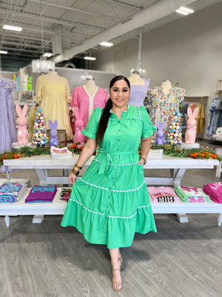 GINA GREEN DRESS