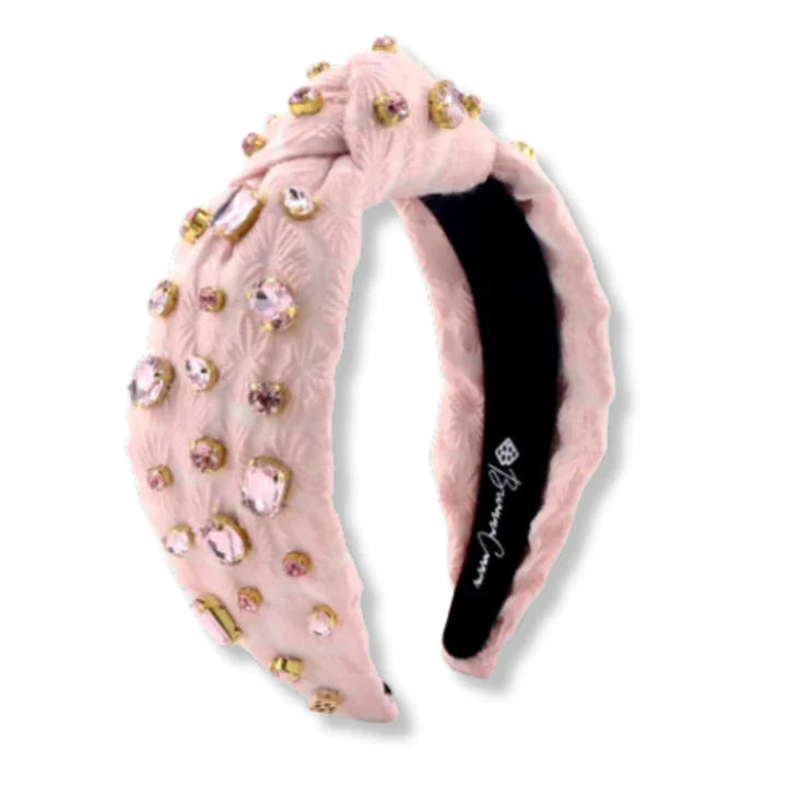 BRIANNA CANNON ADULT SIZE LIGHT PINK TEXTURED HEADBAND