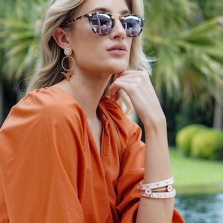 Texas Longhorns Enamel Claudia Bangle