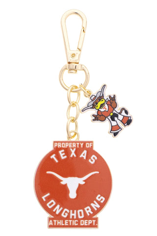 Texas Longhorns Vintage Athletic Department Enamel Bag Charm