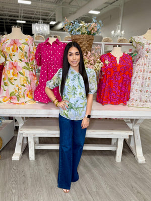 LISA FLORAL TOP