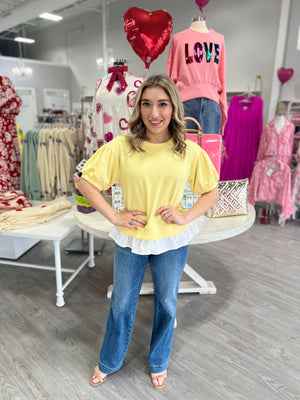 ANISSA YELLOW TOP