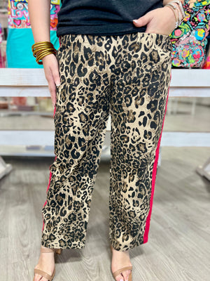 AVA LEOPARD PANTS
