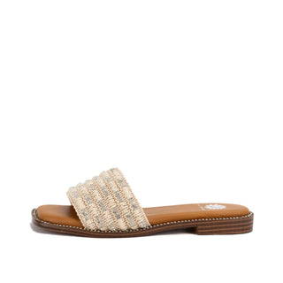 SHEILA SLIDE SANDAL NATURAL YELLOWBOX