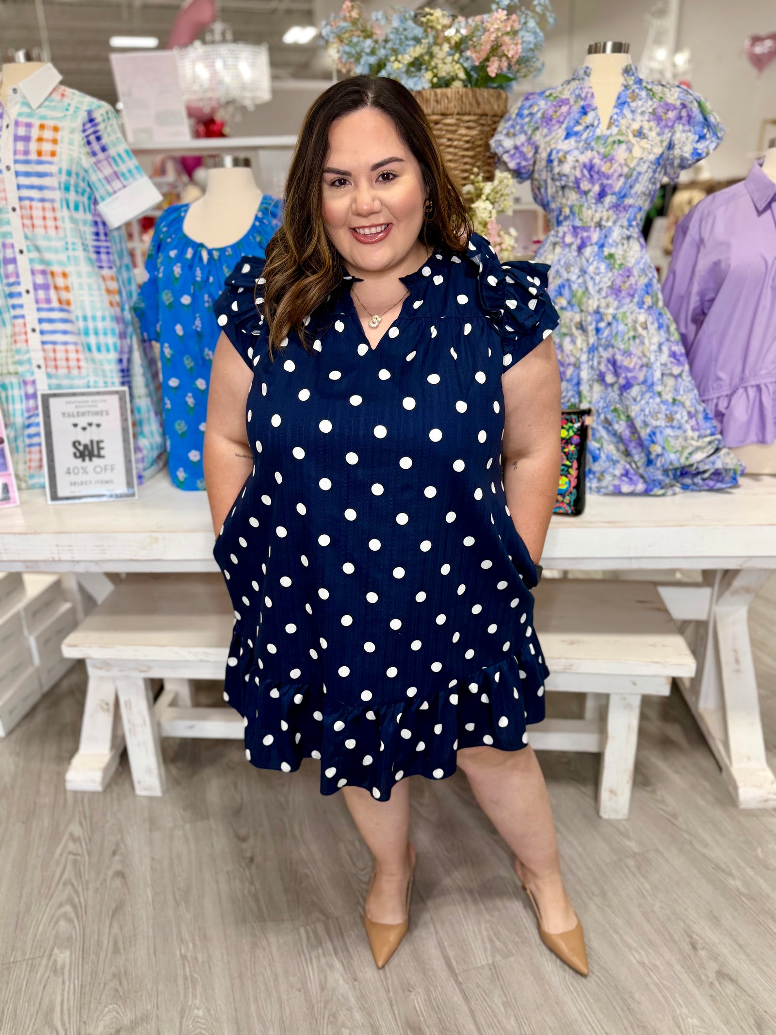 SUSY POLKA DOT DRESS