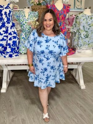 ALEXIS FLORAL DRESS
