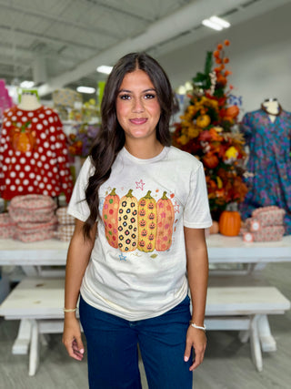 Funky Halloween Pumpkin Tee