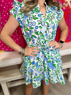 VICTORIA FLORAL DRESS