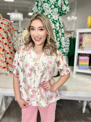 MARIA FLORAL BLOUSE