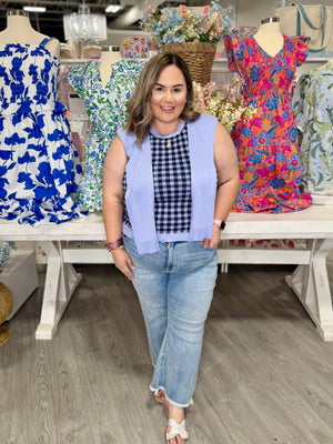 AIDA GINGHAM TOP
