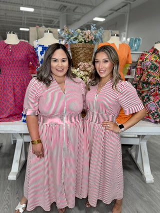 NAOMI STRIPE DRESS