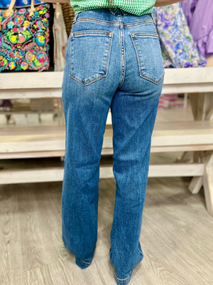 MAKAYLA HW DOUBLE BUTTON WIDE LEG