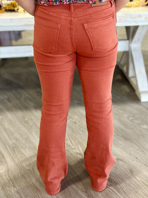 TERRACOTTA MID RISE JUDY BLUE JEANS