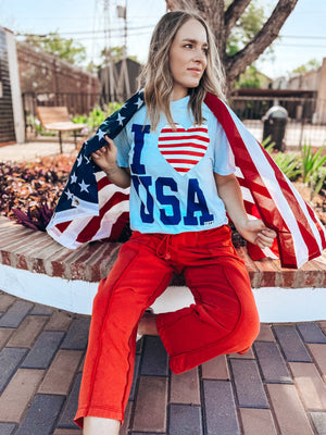 I HEART USA TEE