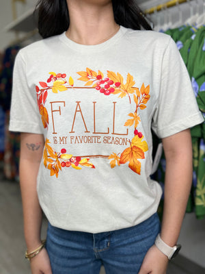 FALL IS MY FAOVIRTE SEASON TEE
