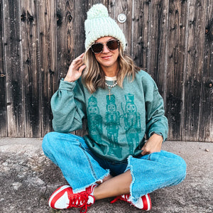 Forest Monochrome Nutcracker Sweatshirt