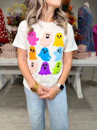 COLORFUL GHOST TEE
