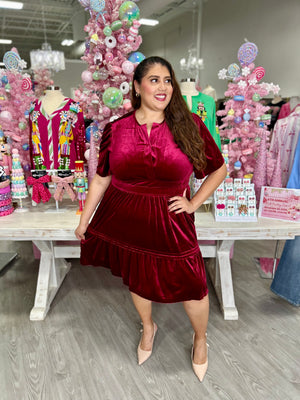 LARISSA VELVET DRESS