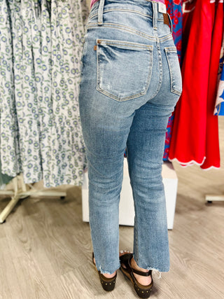 LES MIDRISE JUDY BLUE KICK FLARE