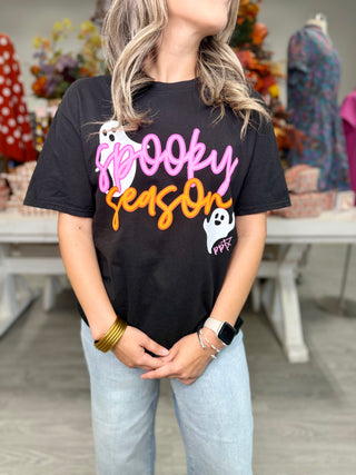 SPOOKY SEASON BLACK TEE