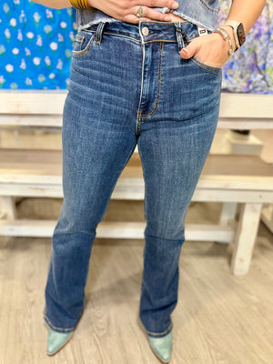 DONNA BOOTCUT SLIT JEANS