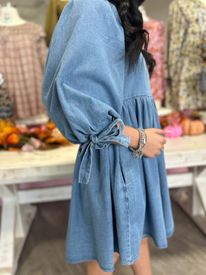 KRISTIN DENIM DRESS