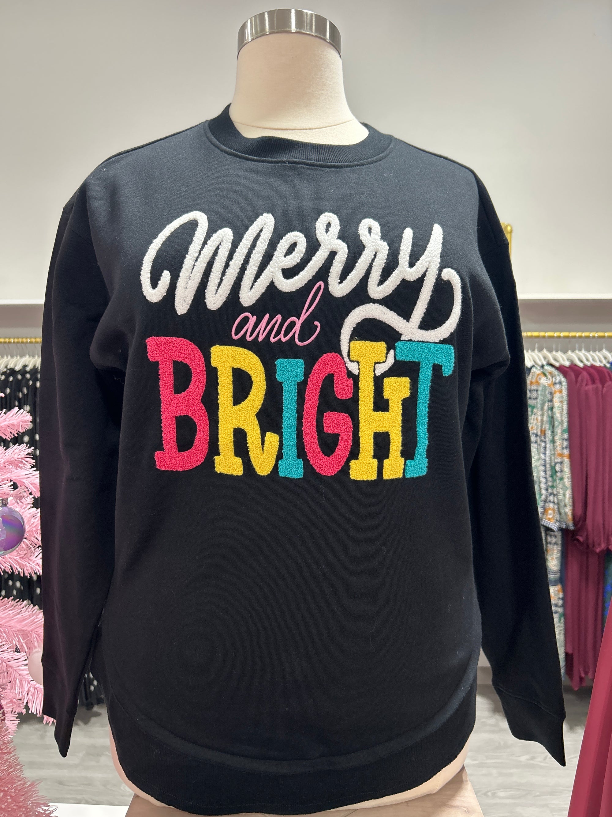 Merry & Bright Poncho Sweatshirt